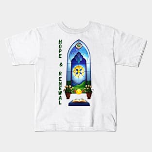 Hope & Renewal / He Has Risen Kids T-Shirt